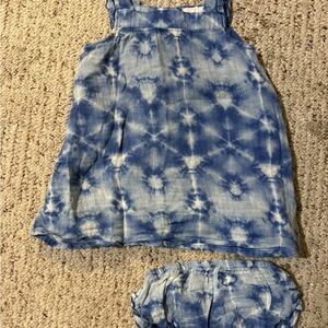 Angel Dear Blue Tie-Dye Outfit